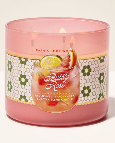 Bubbly Ros&amp;eacute; 3-Wick Candle