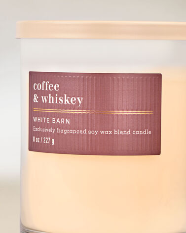 Coffee &amp; Whiskey Single Wick Candle