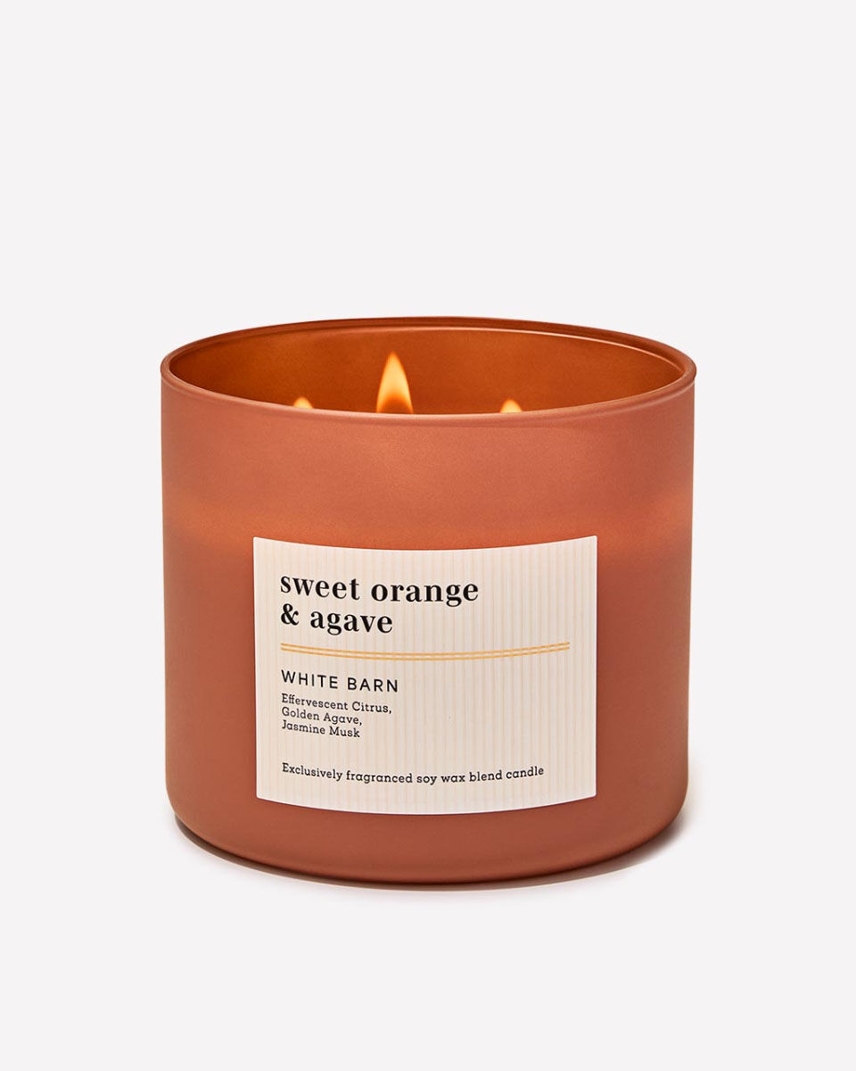 Sweet Orange &amp; Agave 3-Wick Candle