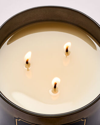 Mahogany Teakwood 3-Wick Candle