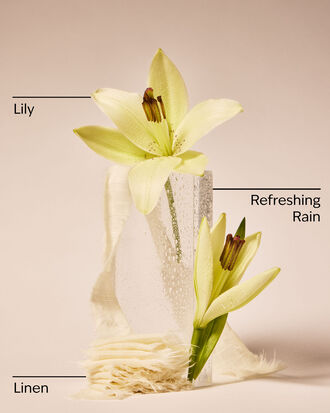 Fresh Rainfall &amp; Linen Single Wick Candle