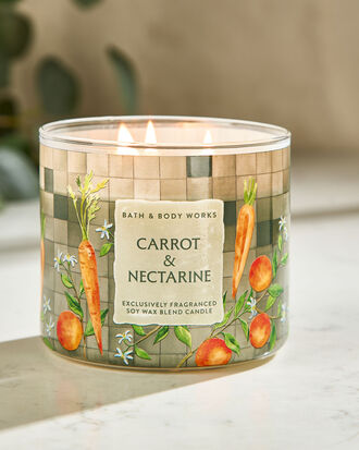 Carrot &amp; Nectarine 3-Wick Candle