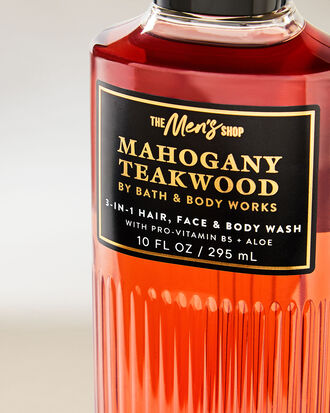 Mahogany Teakwood 3-in-1 Hair, Face &amp; Body Wash