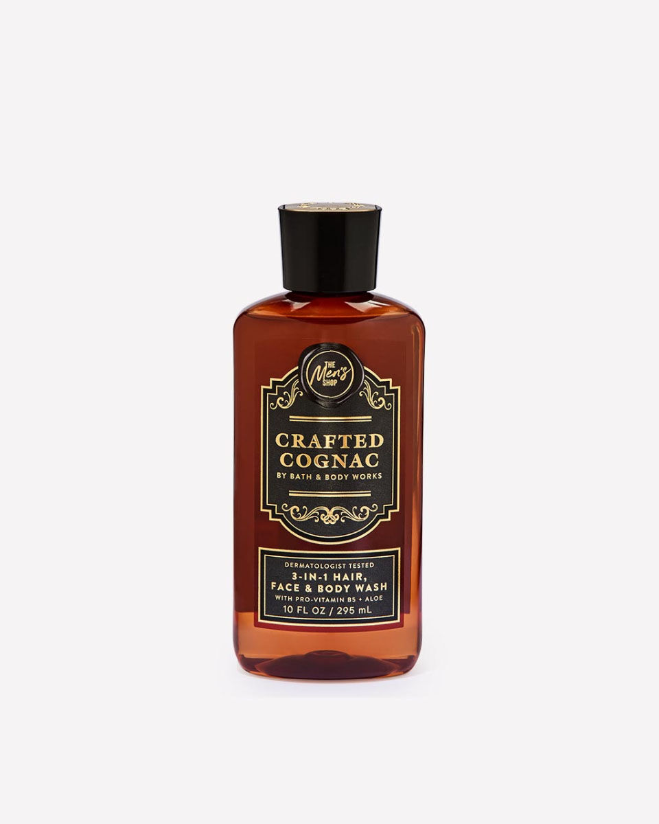 Crafted Cognac 3-in-1 Hair, Face &amp; Body Wash