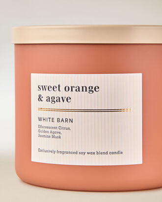 Sweet Orange &amp; Agave 3-Wick Candle