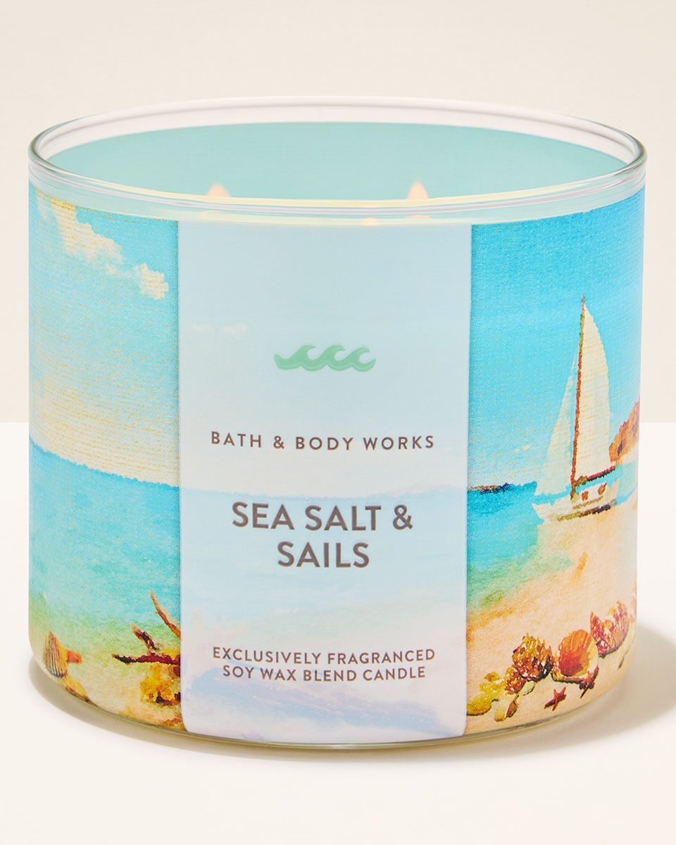 Sea Salt &amp; Sails 3-Wick Candle