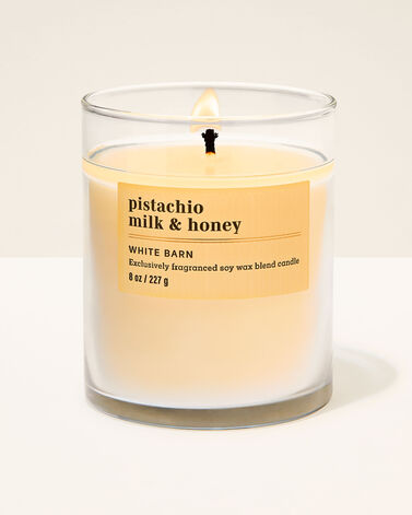 Pistachio Milk &amp; Honey Single Wick Candle