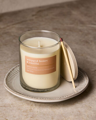 Whipped Honey &amp; Vanilla Single Wick Candle