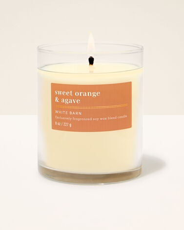 Sweet Orange &amp; Agave Single Wick Candle