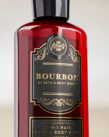 Bourbon 3-in-1 Hair, Face &amp; Body Wash