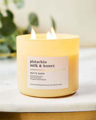 Pistachio Milk &amp; Honey 3-Wick Candle