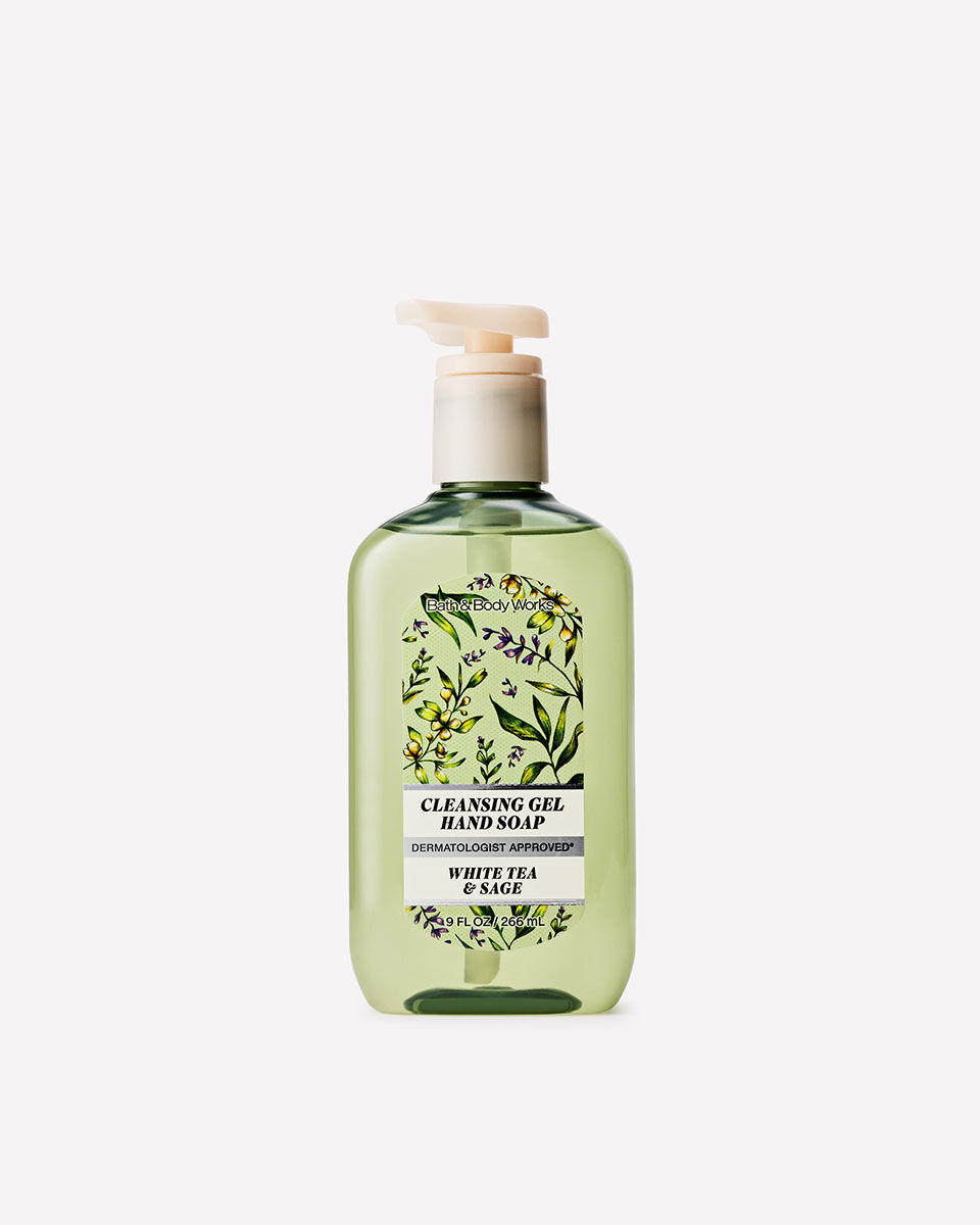 White Tea &amp; Sage Cleansing Gel Hand Soap