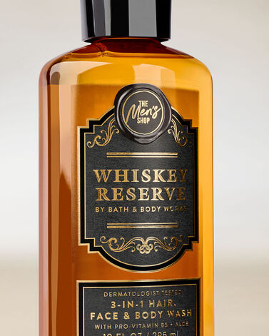 Whiskey Reserve 3-in-1 Hair, Face &amp; Body Wash