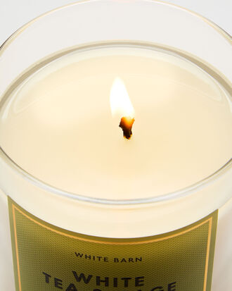 White Tea &amp; Sage Single Wick Candle