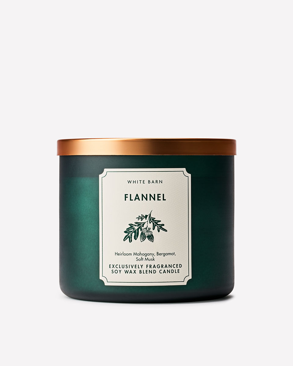 Flannel 3-Wick Candle