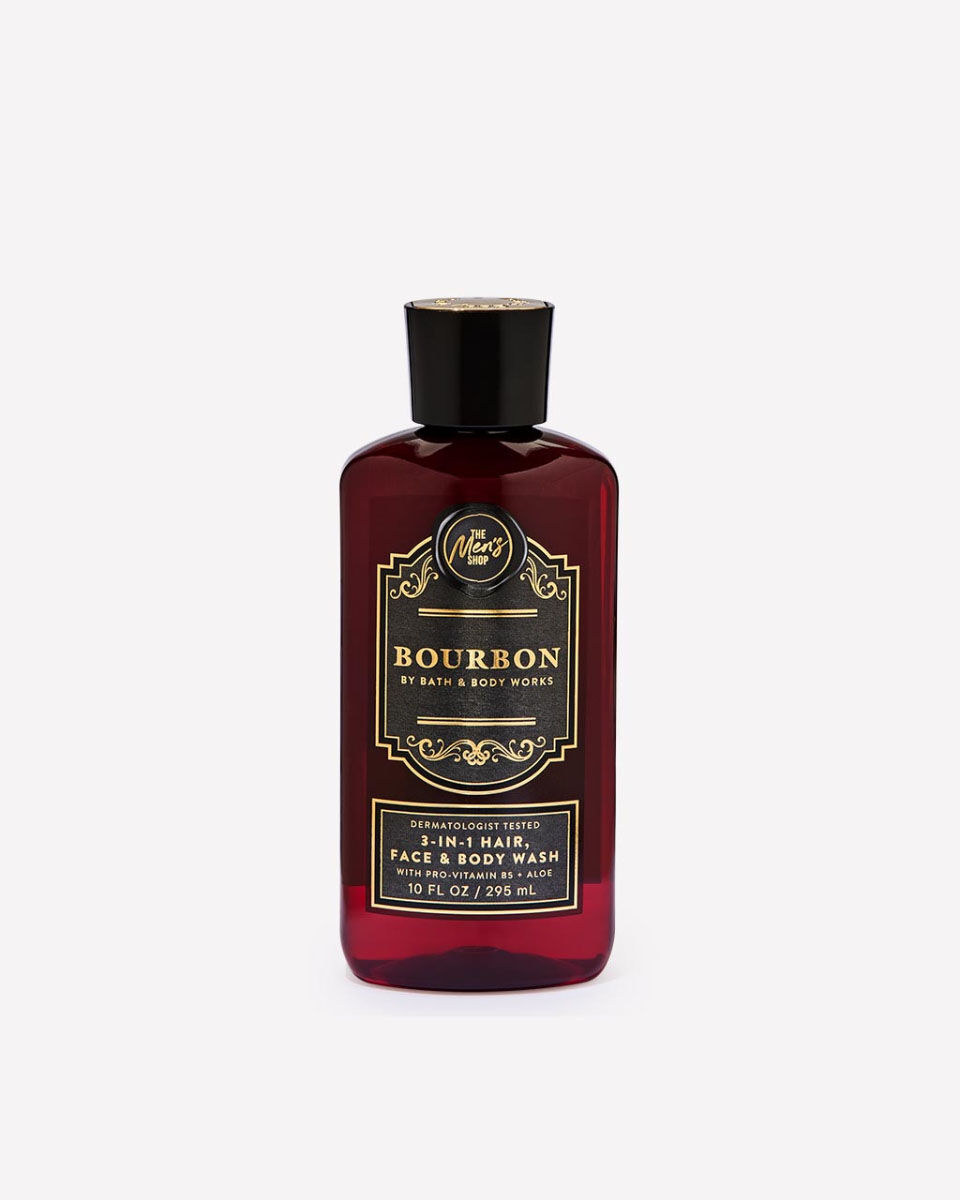 Bourbon 3-in-1 Hair, Face &amp; Body Wash