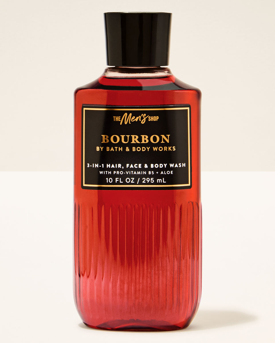 Bourbon 3-in-1 Hair, Face &amp; Body Wash