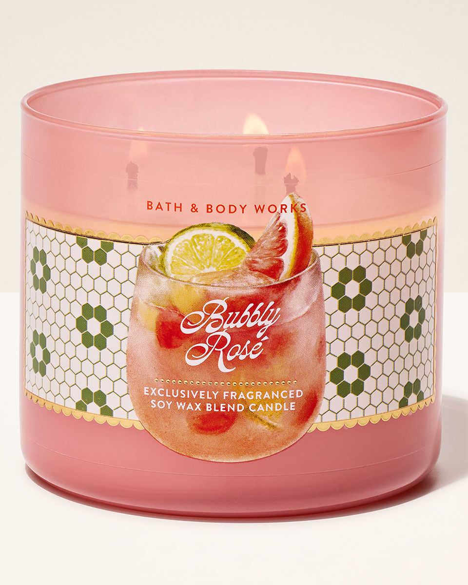 Bubbly Ros&amp;eacute; 3-Wick Candle