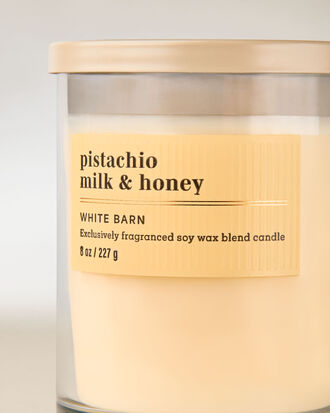 Pistachio Milk &amp; Honey Single Wick Candle