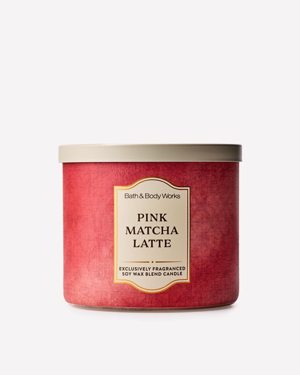 Pink Matcha Latte 3-Wick Candle