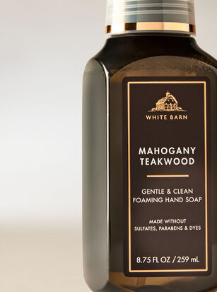 Mahogany Teakwood Gentle &amp; Clean Foaming Hand Soap