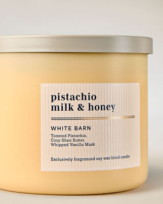 Pistachio Milk &amp; Honey 3-Wick Candle