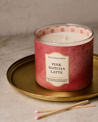 Pink Matcha Latte 3-Wick Candle