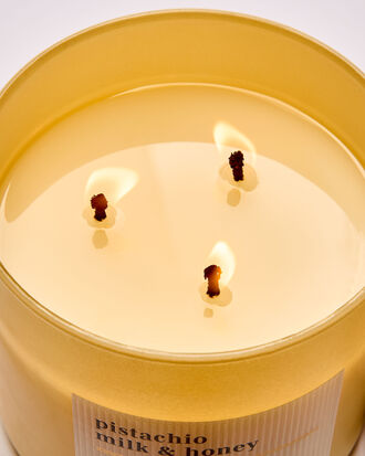 Pistachio Milk &amp; Honey 3-Wick Candle